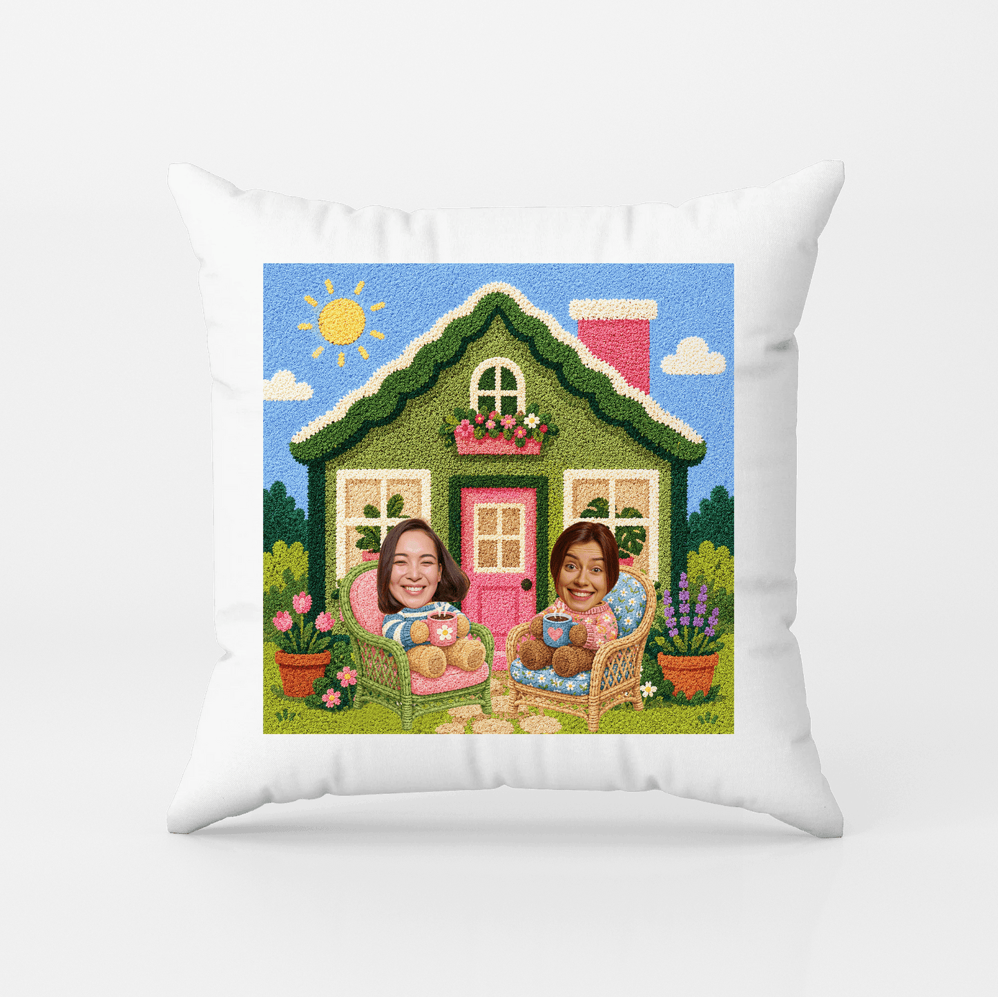🐻Bear House🐻 - Coffee Edition Yastık Kılıfı