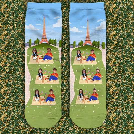 Paris'te Piknik Çorapları