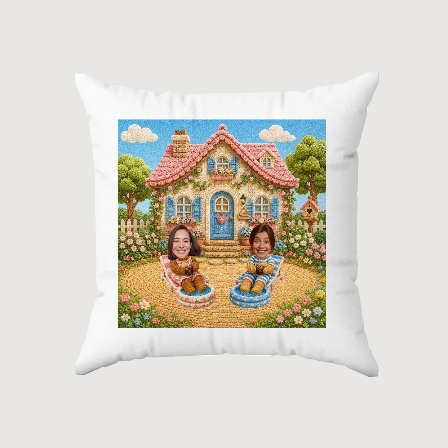 🐻Bear House🐻 - Summer Edition Yastık Kılıfı