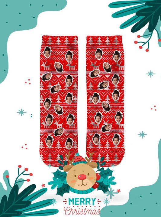 Kırmızı Yılbaşı Çorapları